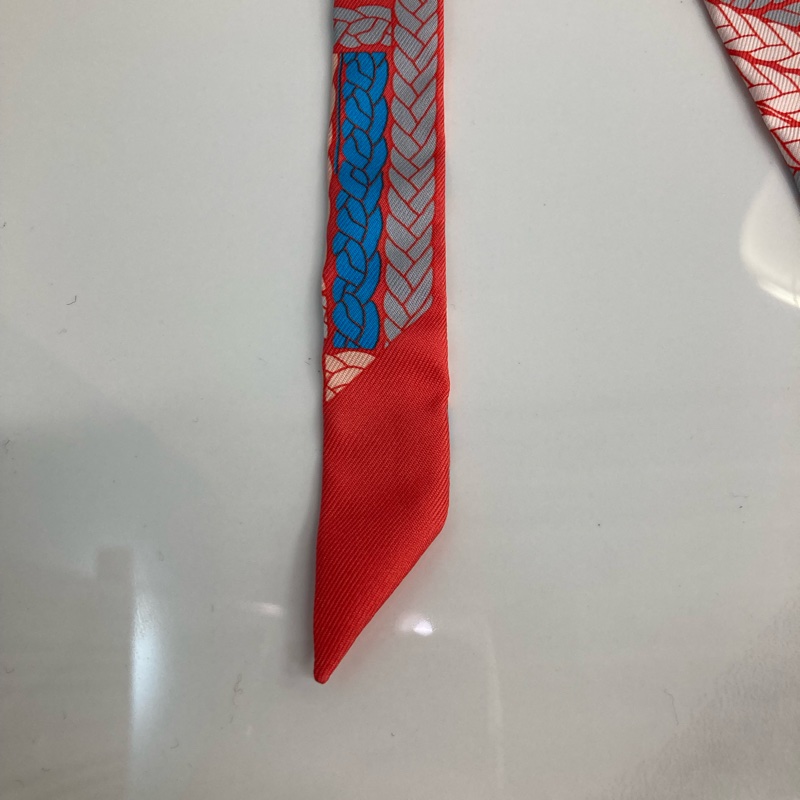 TK0850 Hermes愛馬仕Twilly絲巾Red-12