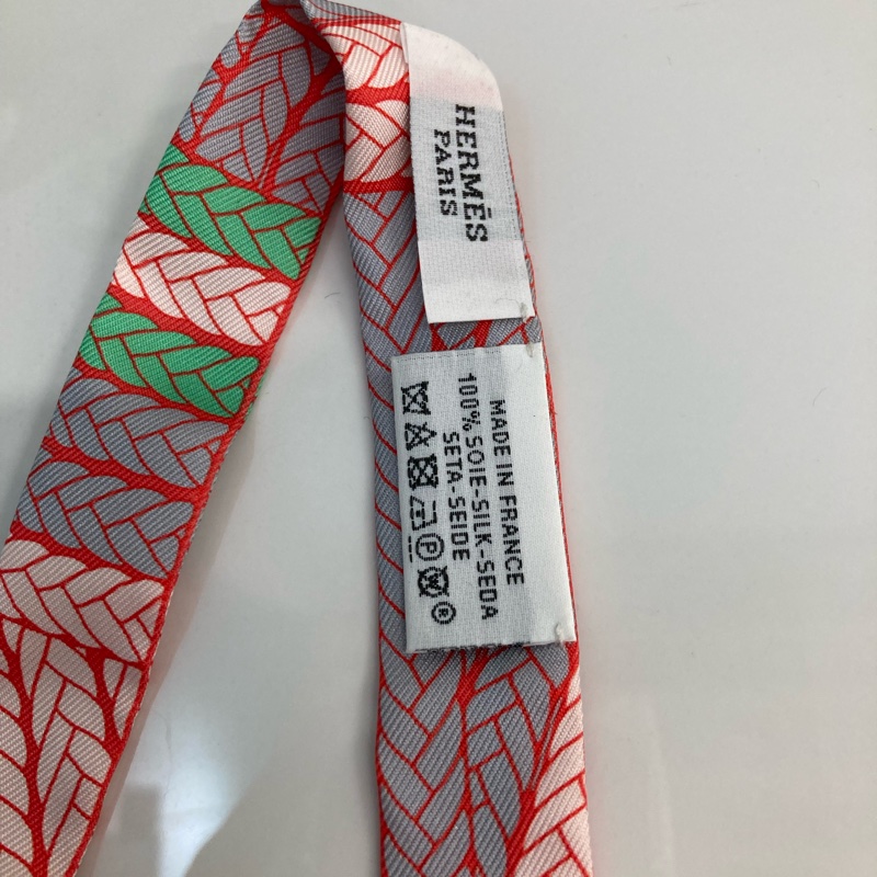 TK0850 Hermes愛馬仕Twilly絲巾Red-15