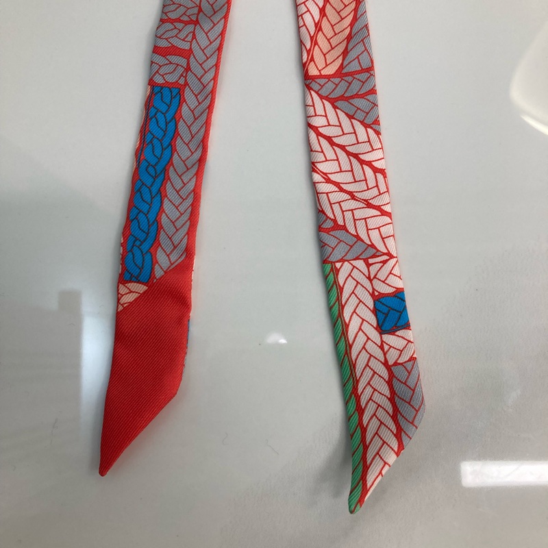 TK0850 Hermes愛馬仕Twilly絲巾Red-17