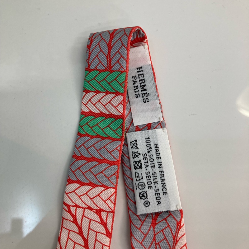 TK0850 Hermes愛馬仕Twilly絲巾Red-19