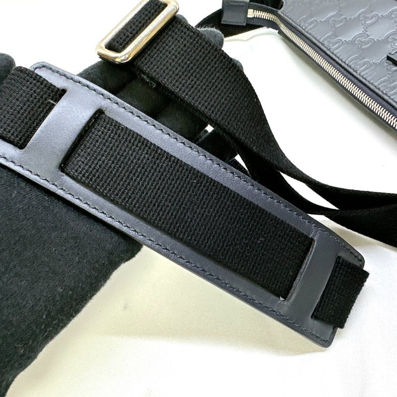 GUCCI Signature牛皮壓紋信封單肩/側背包-9