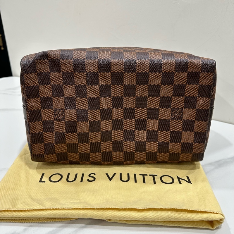 LV棋盤格speedy25公分背帶款-9