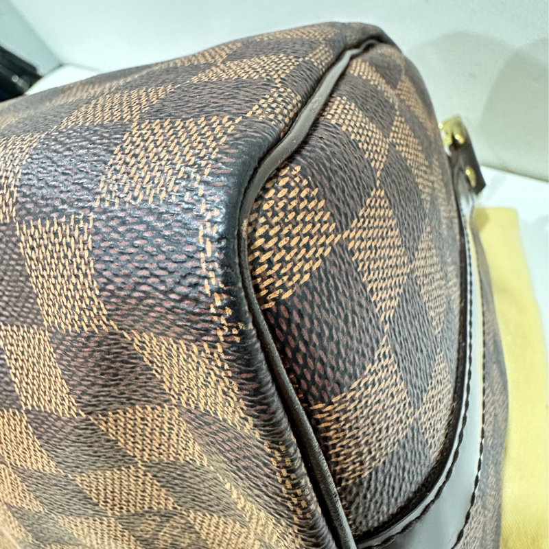 LV棋盤格speedy25公分背帶款-12
