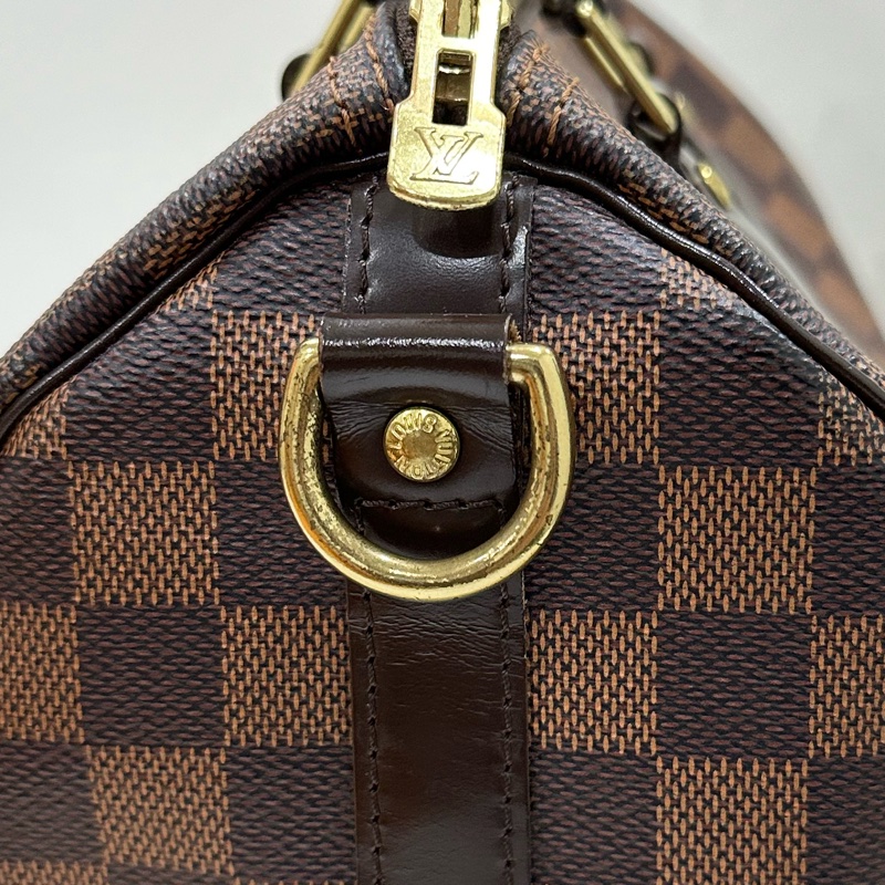 LV棋盤格speedy25公分背帶款-17
