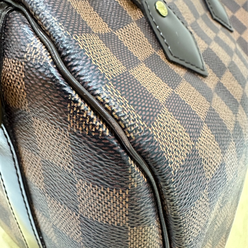 LV棋盤格speedy25公分背帶款-20