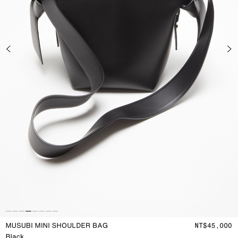 Acne Studios Musubi Logo Embossed Mini Top Handle Bag-3