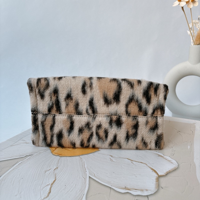 Celine 豹紋 凱旋門 托特二用包-5