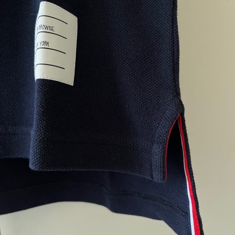 Thom Browne POLO shirt with 4-bar-2