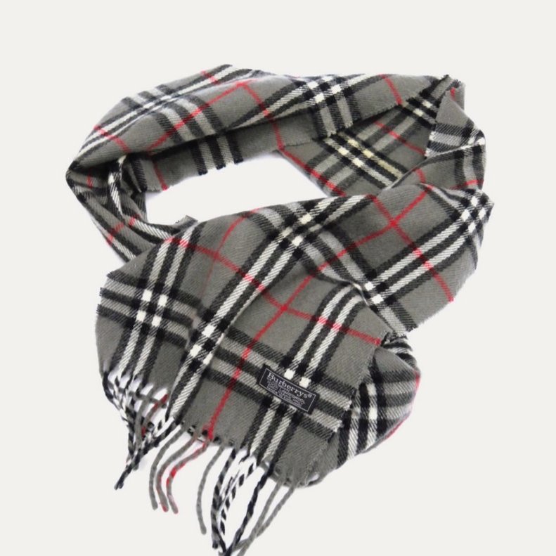 BURBERRY綿羊毛深棕色牛角扣大衣(男款) + BURBERRY灰色格紋羔羊毛圍巾✨-8