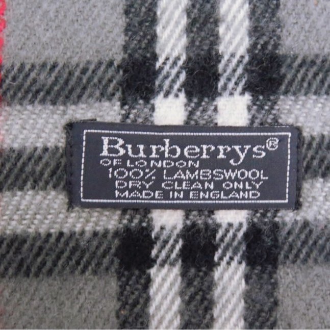 BURBERRY綿羊毛深棕色牛角扣大衣(男款) + BURBERRY灰色格紋羔羊毛圍巾✨-10