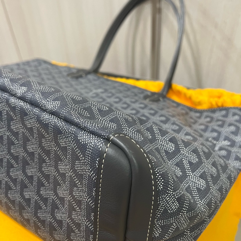 GOYARD ARTOIS PM 托特包拉鍊款灰色-4