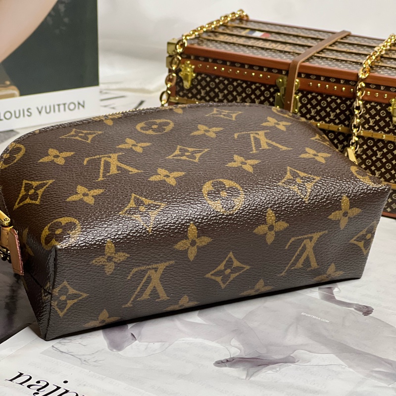 LV老花貝殼化妝包《已改造可斜背》-4