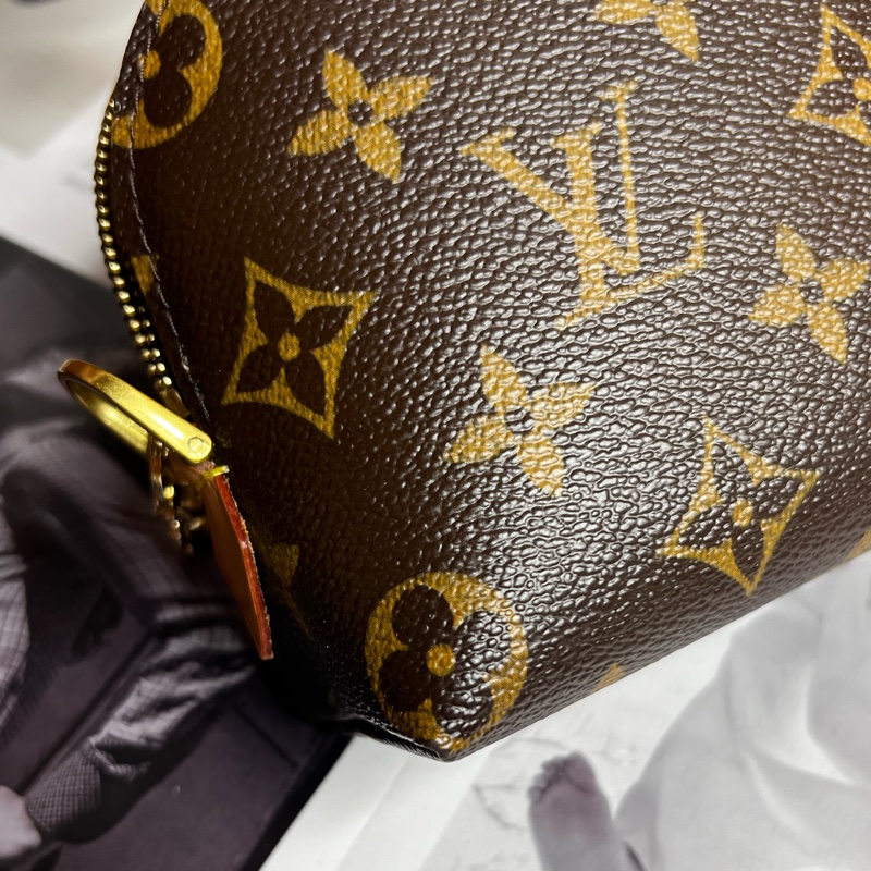 LV老花貝殼化妝包《已改造可斜背》-5