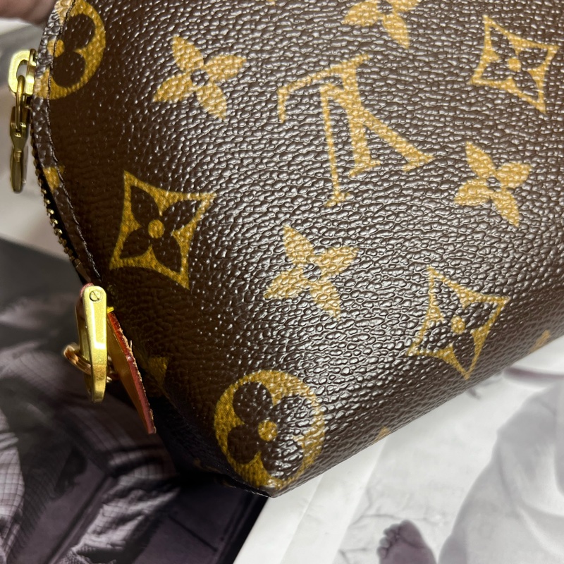 LV老花貝殼化妝包《已改造可斜背》-7