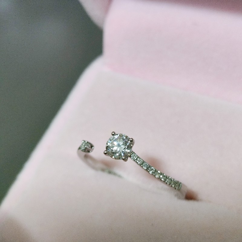 GIA 0.3克拉天然鑽石戒指-6