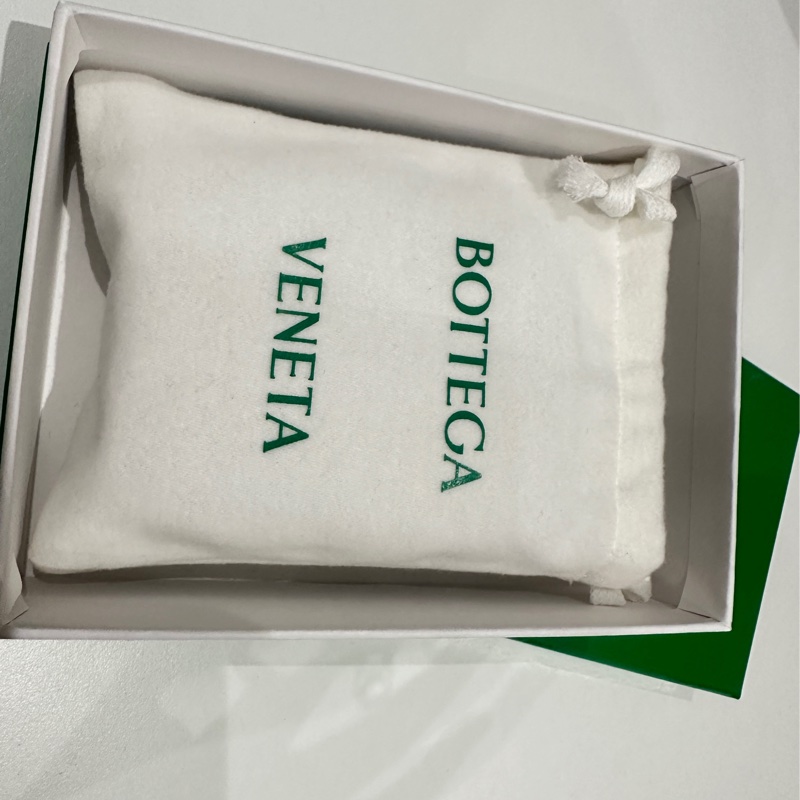 BOTTEGA VENETA 復古綠編織皮三折短夾-3