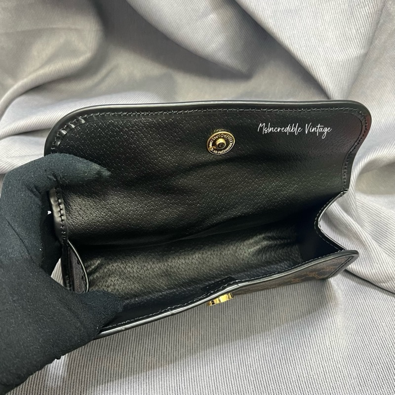 Celine細pouch (可另加配古銅金長鏈，非常搭配黑花）-27