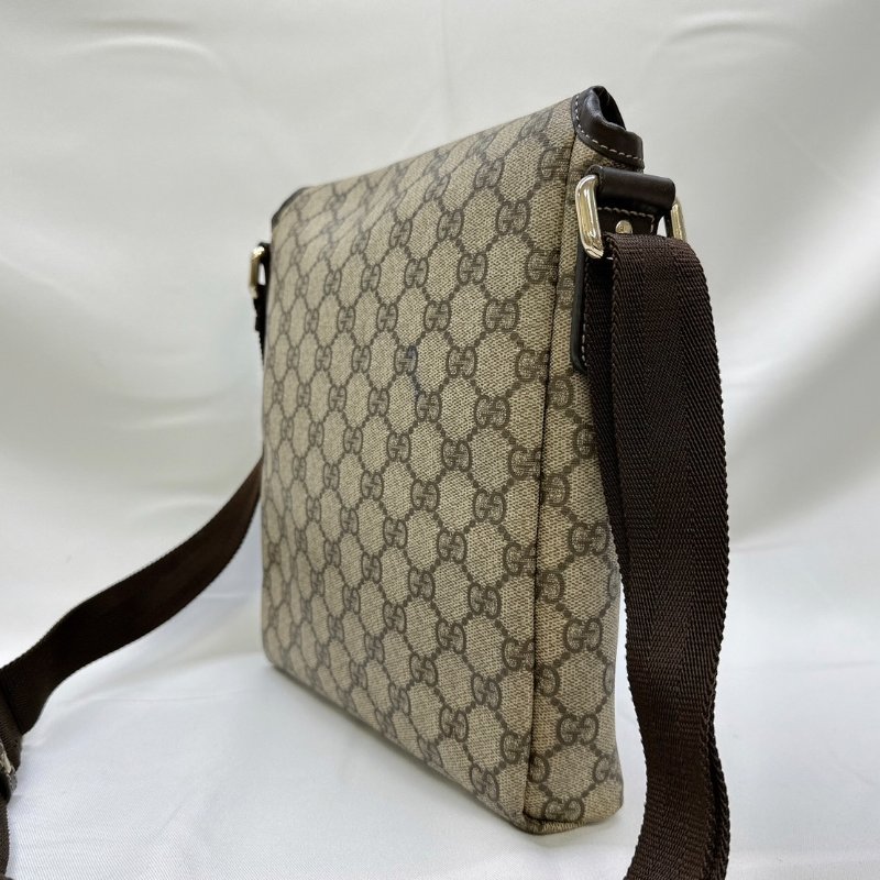 GUCCI 經典緹花PVC斜背包-4