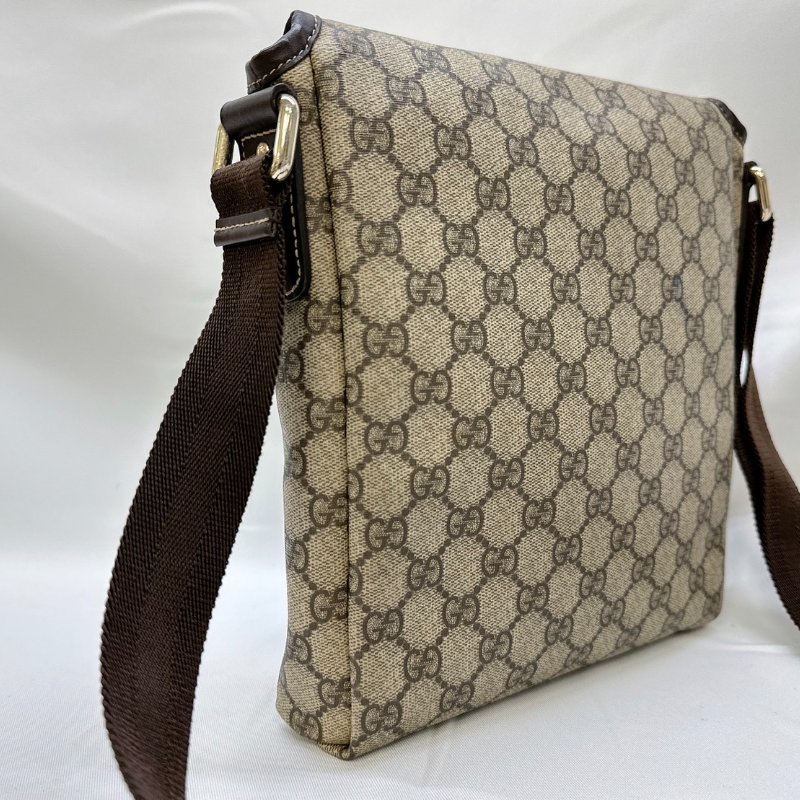 GUCCI 經典緹花PVC斜背包-5