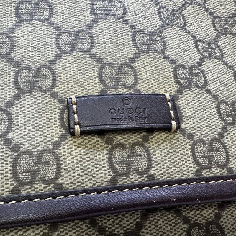GUCCI 經典緹花PVC斜背包-9