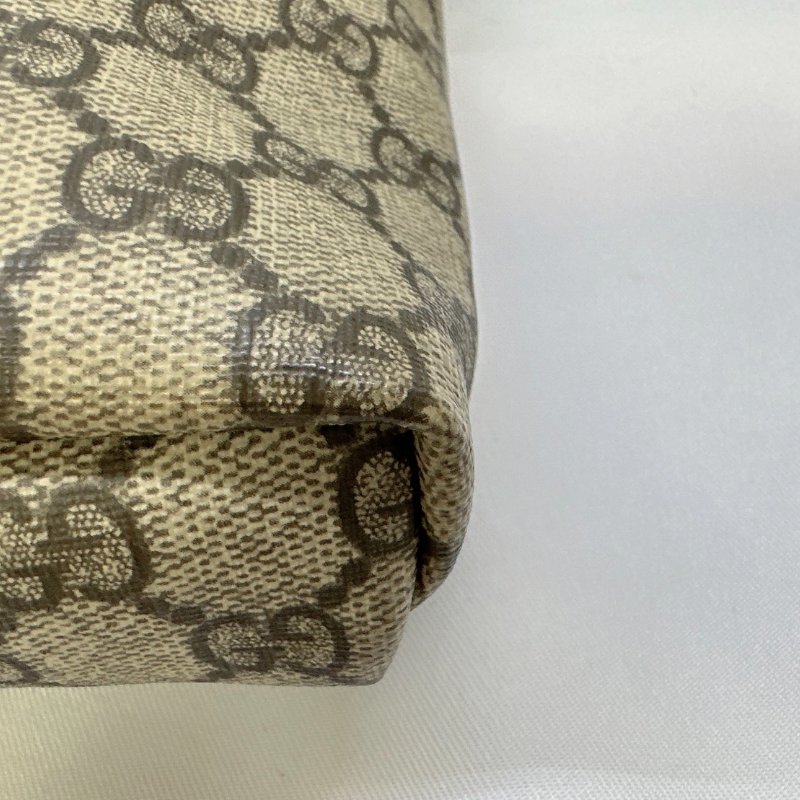 GUCCI 經典緹花PVC斜背包-13