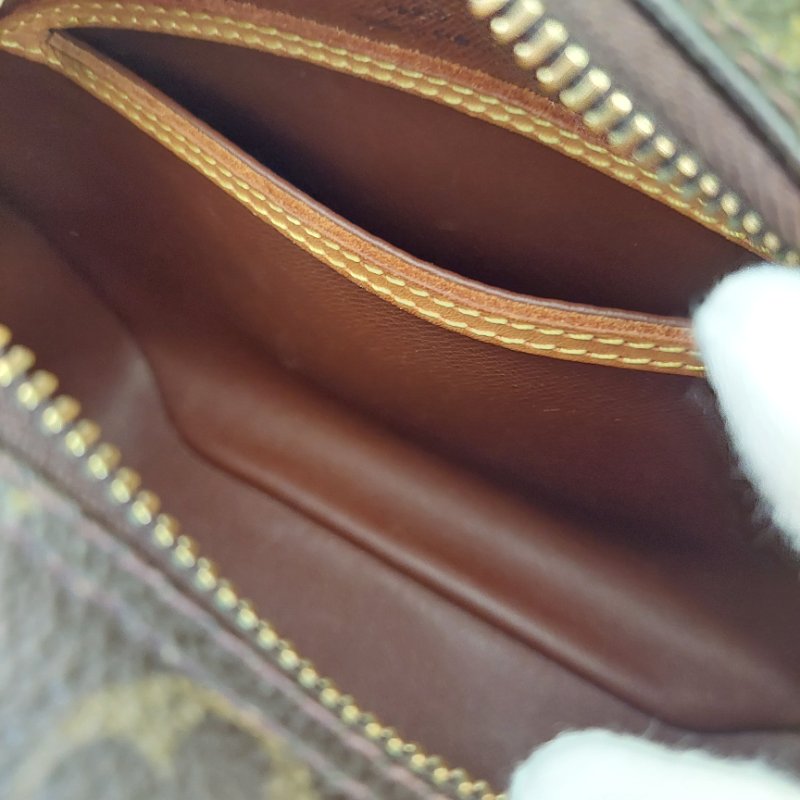 LV  Monogram 中古蘋果包🎀現品實拍 🎀 Vintage 經典花紋老花/蘋果包/柏芝包/斜背包~二手品-62