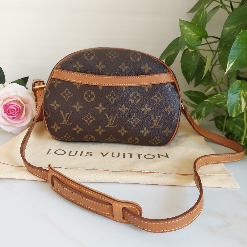 LV  Monogram 中古蘋果包🎀現品實拍 🎀 Vintage 經典花紋老花/蘋果包/柏芝包/斜背包~二手品-3