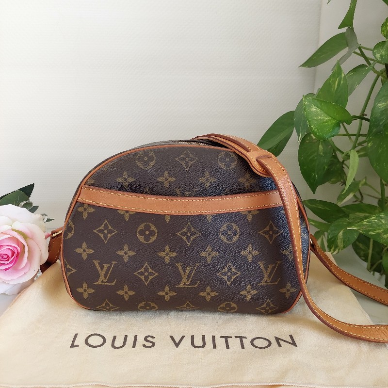 LV  Monogram 中古蘋果包🎀現品實拍 🎀 Vintage 經典花紋老花/蘋果包/柏芝包/斜背包~二手品-1