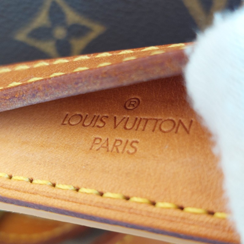 LV  Monogram 中古蘋果包🎀現品實拍 🎀 Vintage 經典花紋老花/蘋果包/柏芝包/斜背包~二手品-28