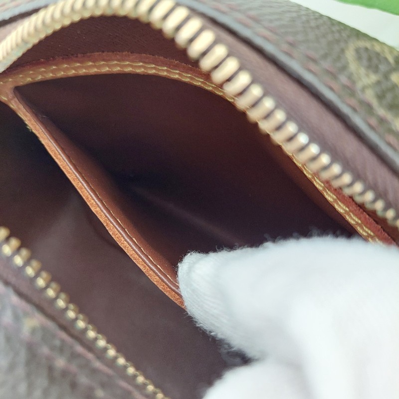 LV  Monogram 中古蘋果包🎀現品實拍 🎀 Vintage 經典花紋老花/蘋果包/柏芝包/斜背包~二手品-11