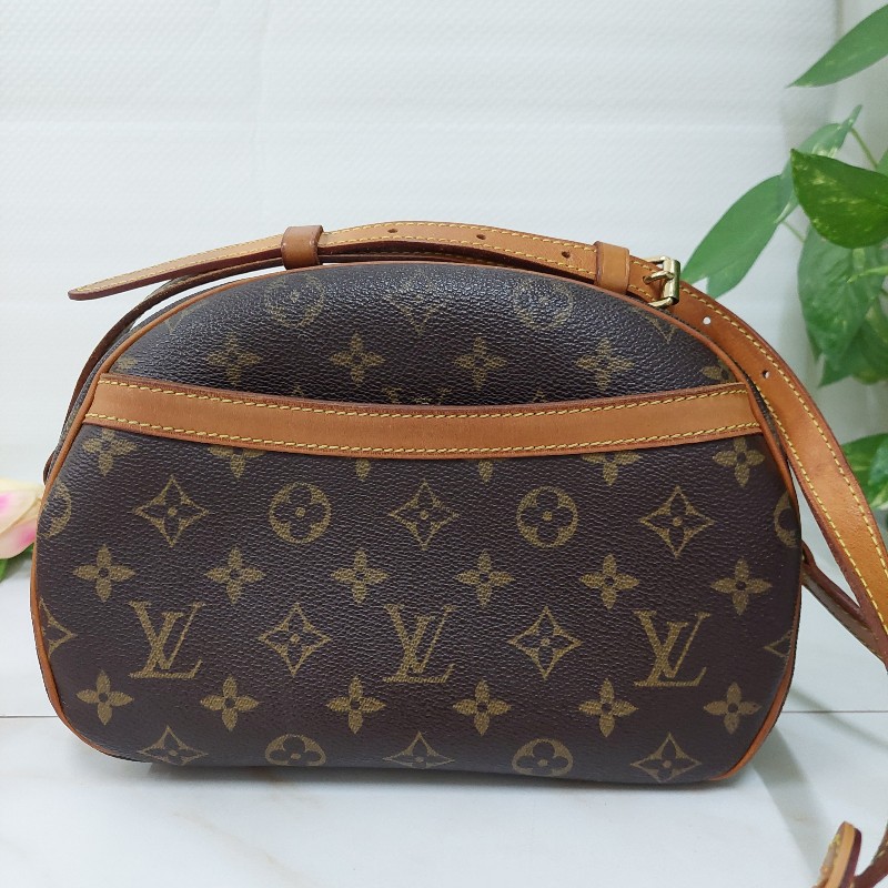 LV  Monogram 中古蘋果包🎀現品實拍 🎀 Vintage 經典花紋老花/蘋果包/柏芝包/斜背包~二手品-32