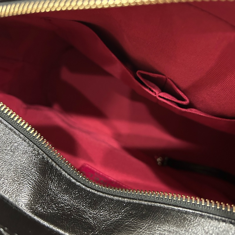 Chanel 中號 粗花毛呢流浪包-12