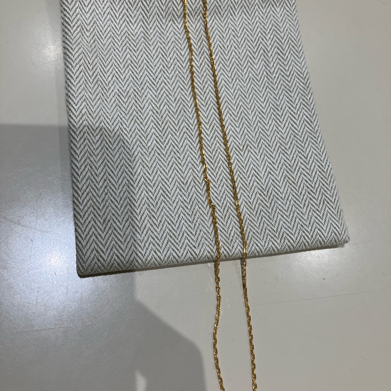 TK0876 HERMES MINI POP H NECKLACE 藍金  愛馬仕迷你H藍色項鍊-9