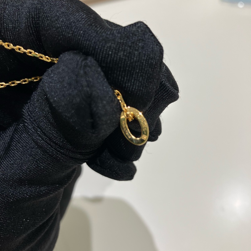 TK0876 HERMES MINI POP H NECKLACE 藍金  愛馬仕迷你H藍色項鍊-17