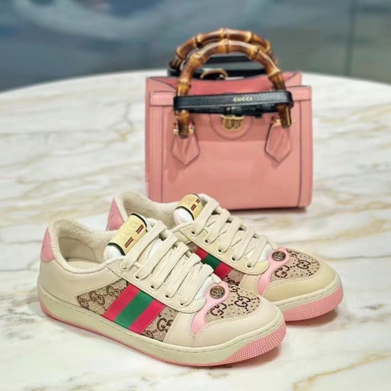 Gucci 702732 Diana 迷你竹節包 粉色 配有皮革及織帶兩款肩背帶﻿《佳節折扣》-8
