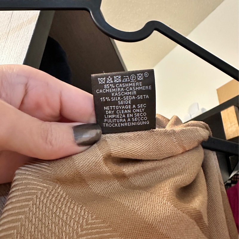 Hermès 愛馬仕New Libirs Cashmere真絲混紡長圍巾-7