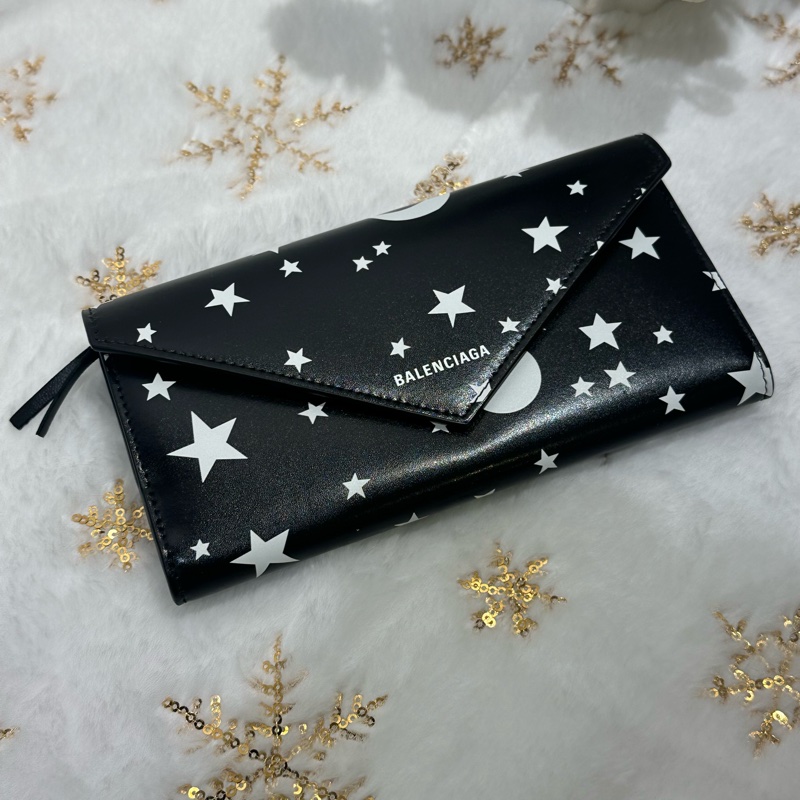 BALENCIAGA 巴黎世家星形圖案長銀包 STAR PATTERN LEATHER LONG WALLET-7