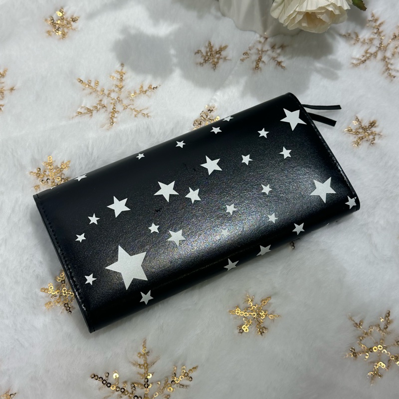 BALENCIAGA 巴黎世家星形圖案長銀包 STAR PATTERN LEATHER LONG WALLET-8