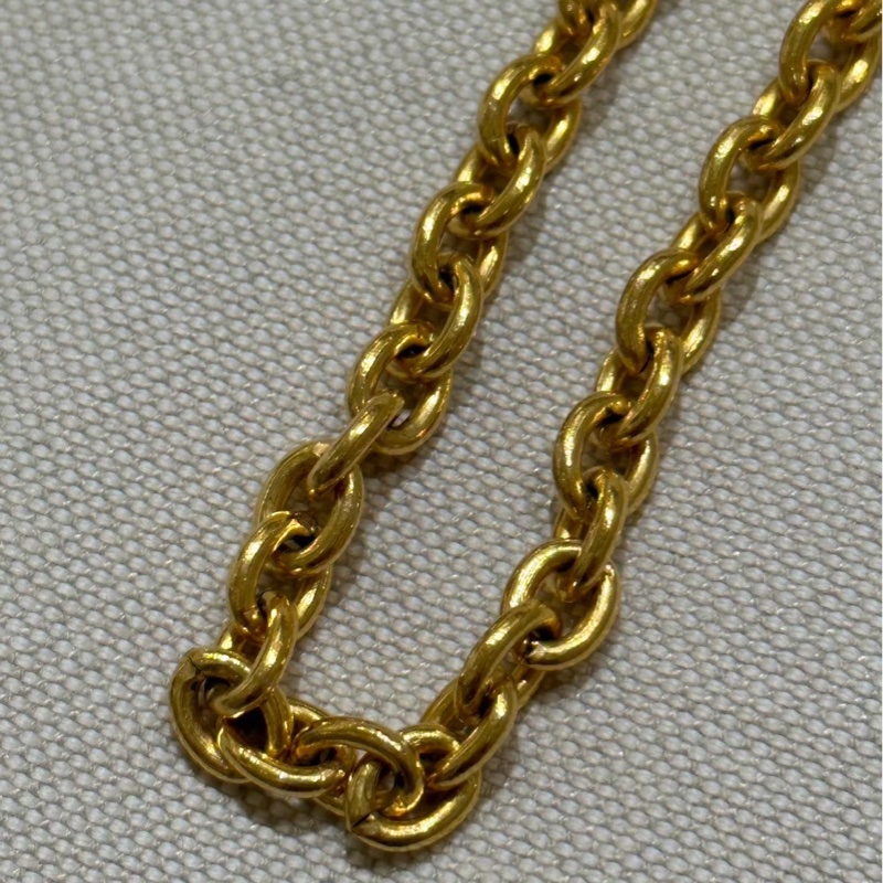 Chanel 小鳥系列項鍊 vintage 格菱紋-8