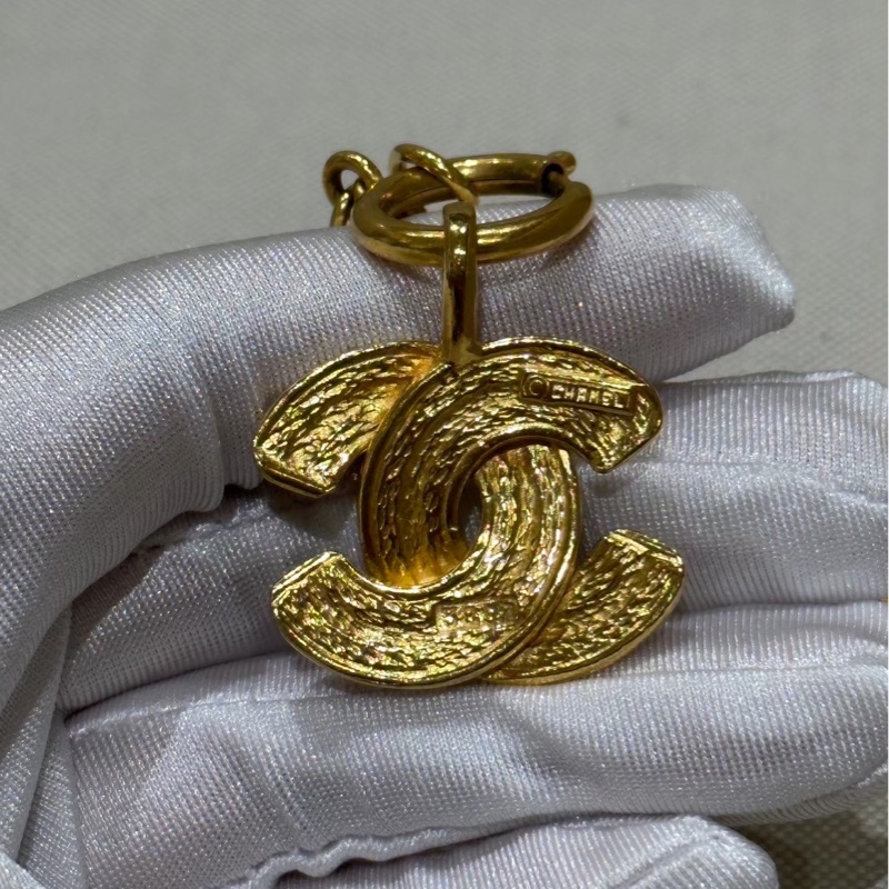 Chanel 小鳥系列項鍊 vintage 格菱紋-20