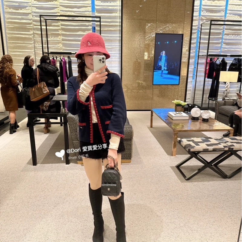 香奈兒 CHANEL 24C 新款mini荔枝金釦小書包 雙肩後背包 斜背包 ⭕️全新⭕️全配⭕️芯片款⭕️膠膜未撕⭕️-2