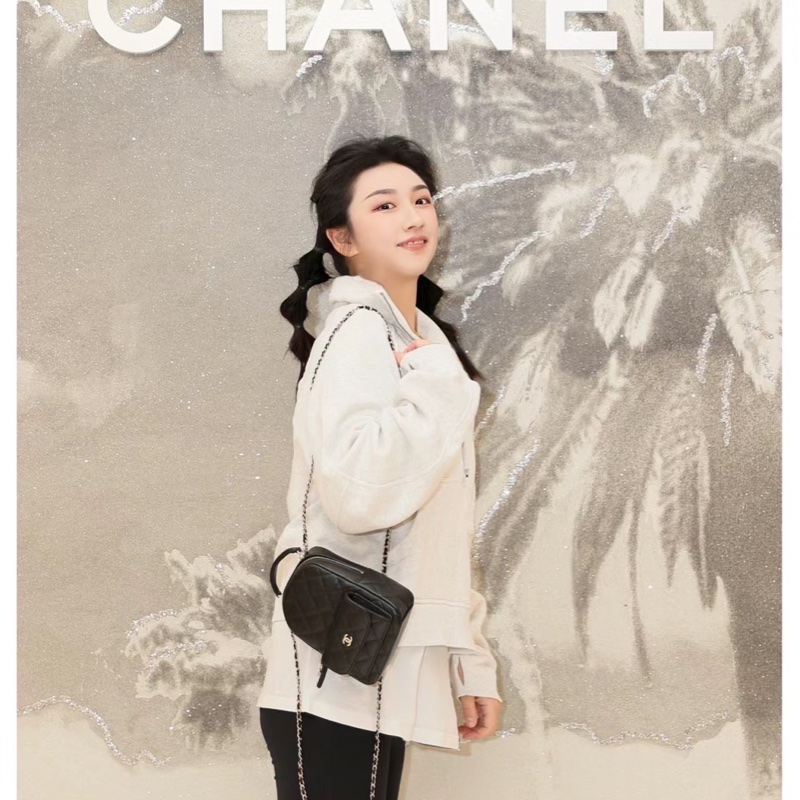 香奈兒 CHANEL 24C 新款mini荔枝金釦小書包 雙肩後背包 斜背包 ⭕️全新⭕️全配⭕️芯片款⭕️膠膜未撕⭕️-5