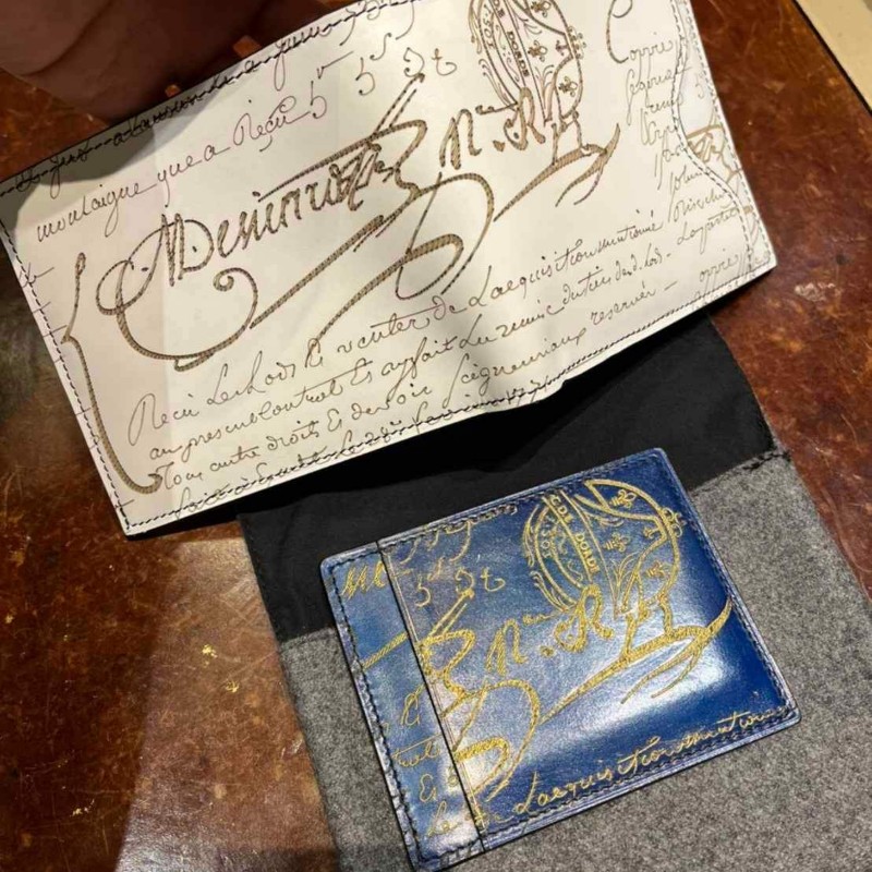 Berluti 皮夾，法國原廠特製款，全新未使用，原價65000，附發票-0