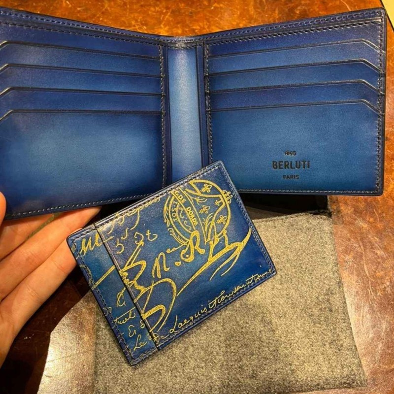 Berluti 皮夾，法國原廠特製款，全新未使用，原價65000，附發票-1