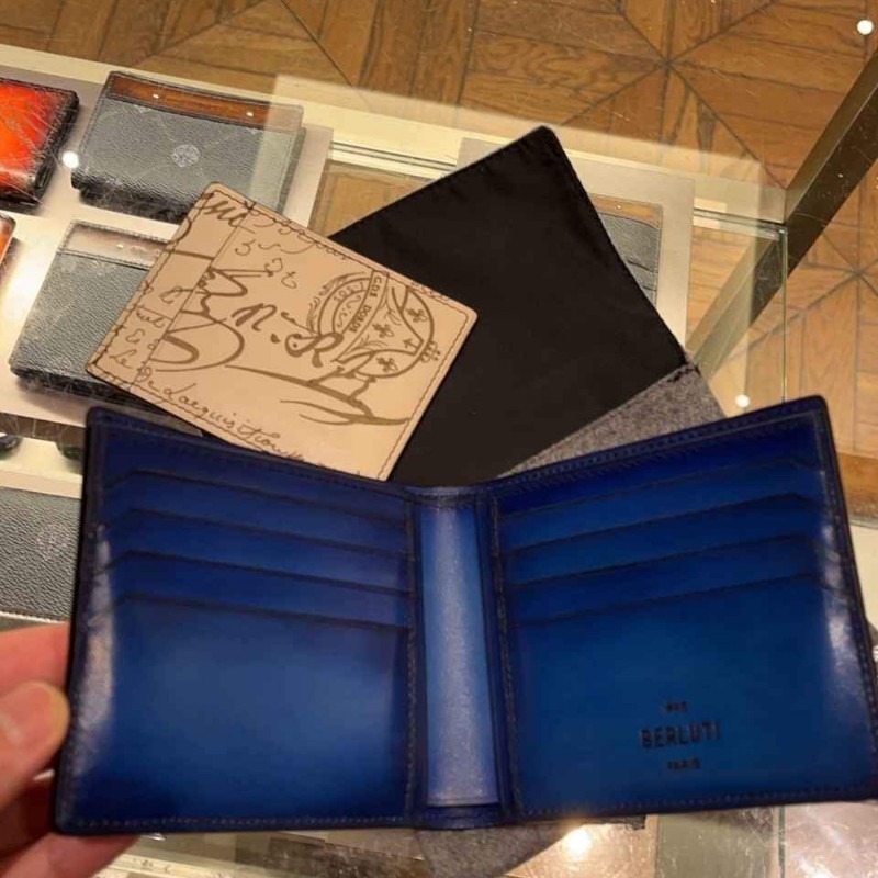 Berluti 皮夾，法國原廠特製款，全新未使用，原價65000，附發票-8