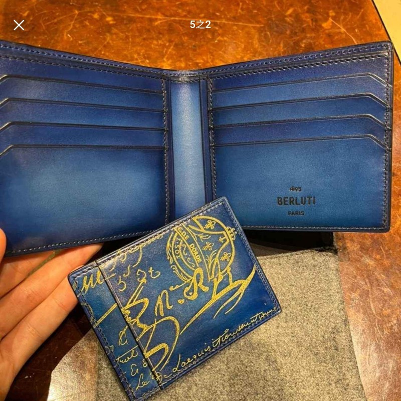 Berluti 皮夾，法國原廠特製款，全新未使用，原價65000，附發票-9