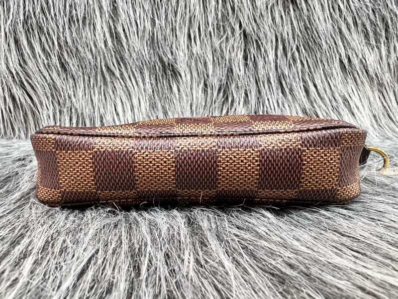 LV N58009 棋盤格 金鍊 小包 零錢包 麻將包 小廢包-4