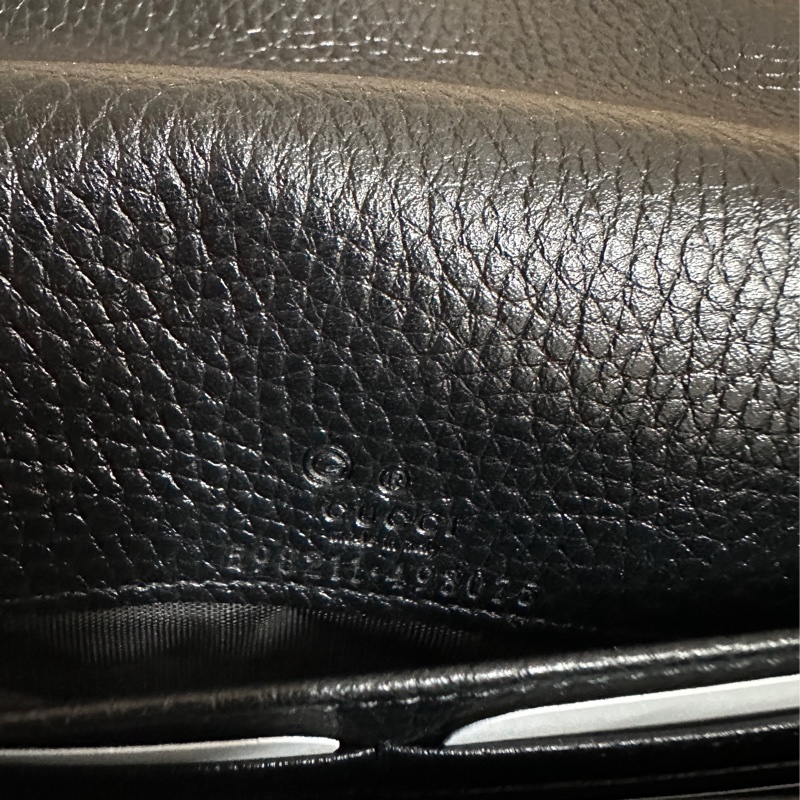 【GUCCI 古馳】598211 經典SOHO系列鍊帶WOC手拿/斜背包(黑色)-9