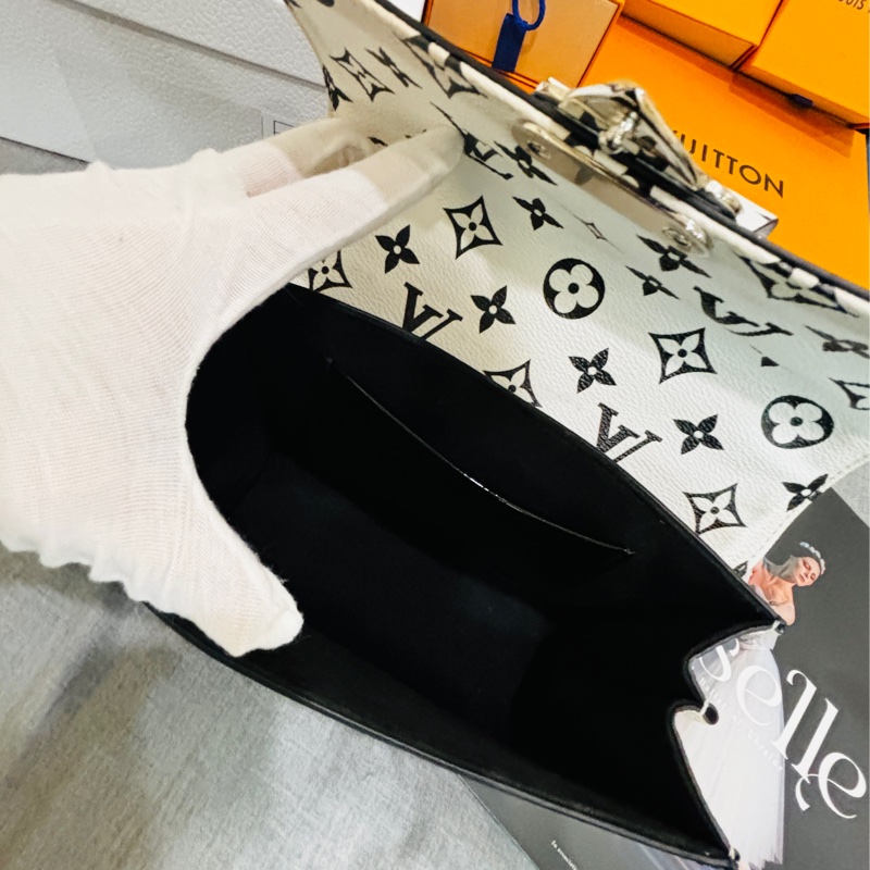 【哥吉拉精品時尚】LV 達芙妮 黑白老花款 全新閒置品-7
