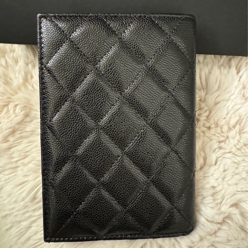 ➗台灣出 全新香奈兒護照夾 香奈兒卡包 (金釦)-5